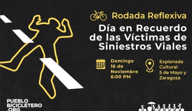 Pedaleada por el Día en Recuerdo de las Víctimas de Siniestros Viales | 16 de noviembre de 2025