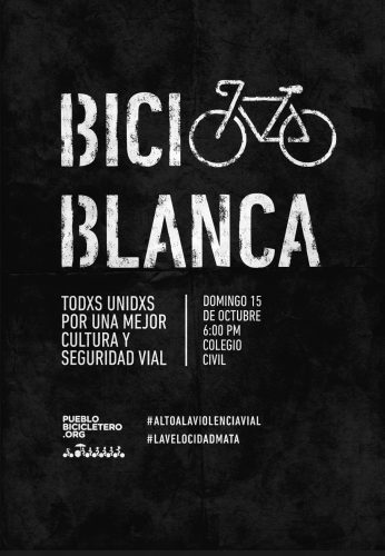 Bicicleta Blanca en memoria de Juan Pablo Ávila Reta – 15 oct