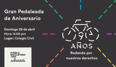 Gran pedaleada de aniversario – 29 de abril