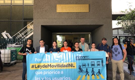 Presentación de iniciativa de #LeyDeMovilidadNL