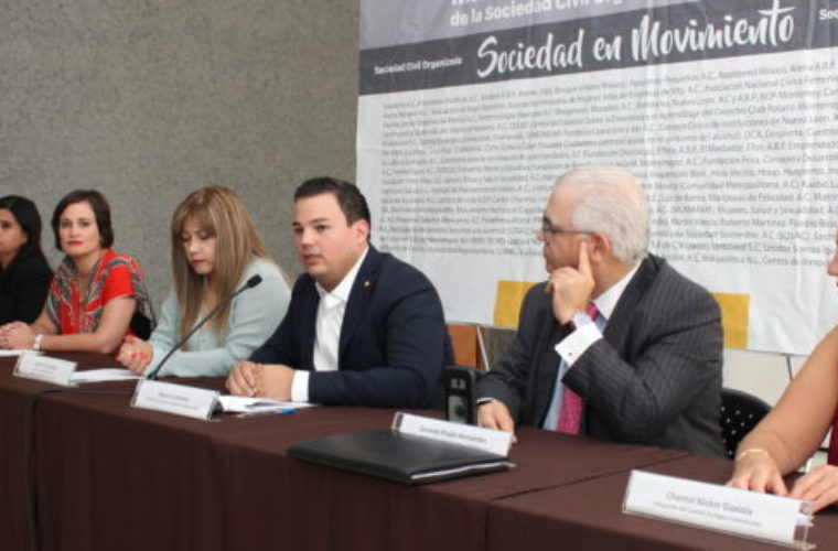 Presentan iniciativa de ley para impulsar a la sociedad civil de Nuevo León