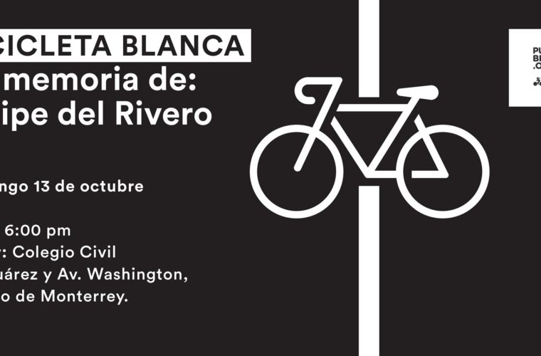 Rodada, protesta e instalación de Bicicleta Blanca – 13 de octubre