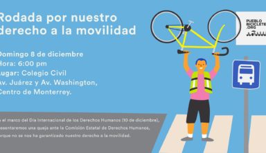 Rodada por nuestro derecho a la movilidad – 8 de diciembre