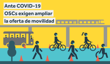 Ante COVID-19 OSCs exigen ampliar la oferta de movilidad – COMUNICADO