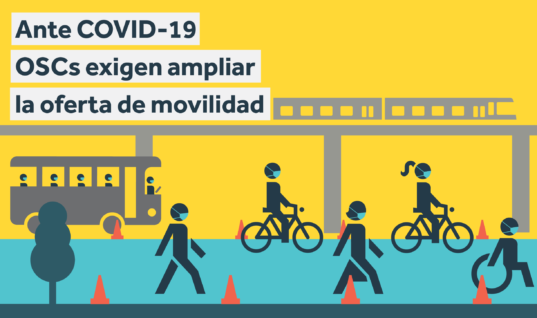 Ante COVID-19 OSCs exigen ampliar la oferta de movilidad – COMUNICADO