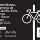 Bicicleta Blanca en memoria de Raúl Calvillo Solís