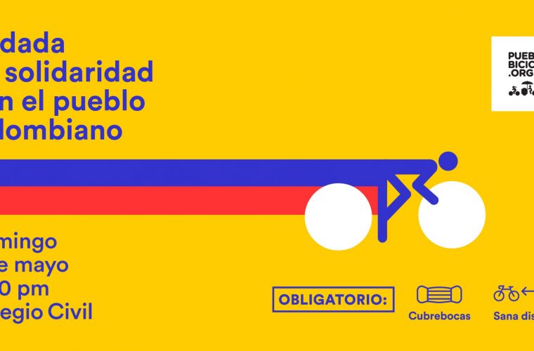 Rodada en solidaridad con el pueblo colombiano – 9 de mayo