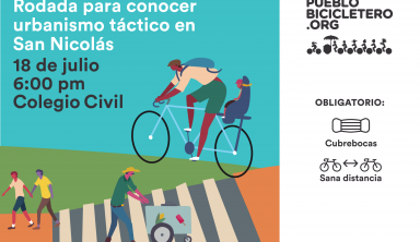 Rodada para conocer urbanismo táctico de San Nicolás – 18 de julio