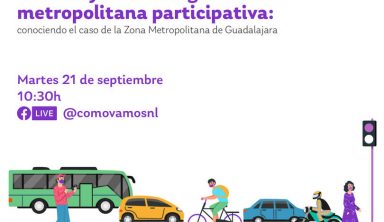 ¿Cómo construir una gobernanza metropolitana participativa? El caso de la Zona Metropolitana de Guadalajara – CONVERSATORIO – 21 de septiembre