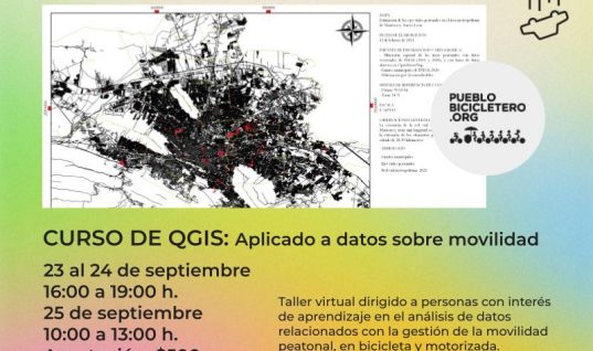 Curso de QGIS: aplicado al análisis de datos sobre movilidad – 23 al 25 de septiembre
