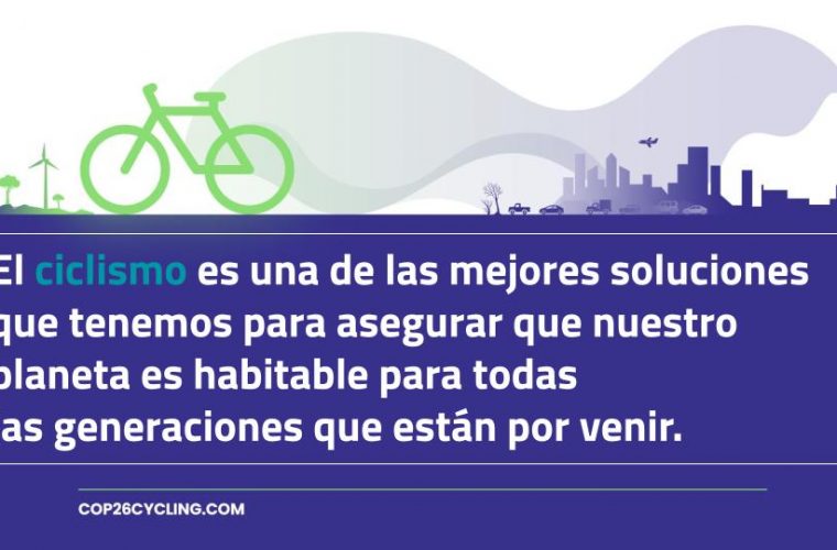COP26Cycling, la promoción de la bici como solución al cambio climático