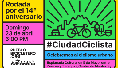 #CiudadCiclista: celebremos al ciclismo urbano – 14º aniversario de Pueblo Bicicletero