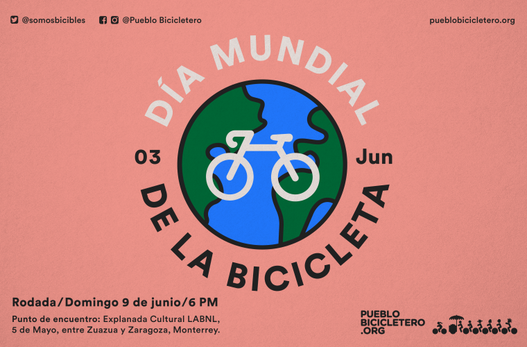 Rodada por el Día Mundial de la Bicicleta – 9 de junio de 2024